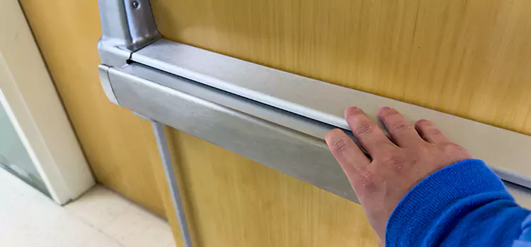 Installing a Push Bar on a Door Dania Beach